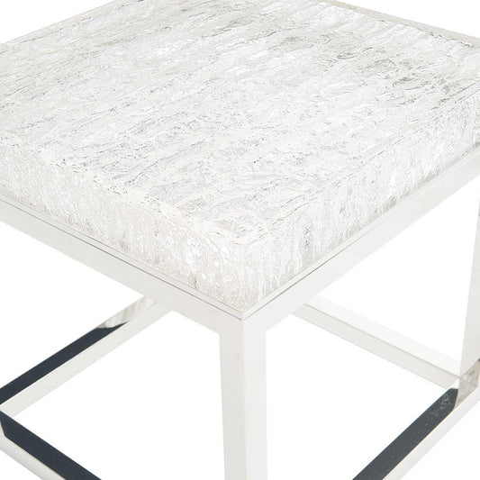 Ice-like square table