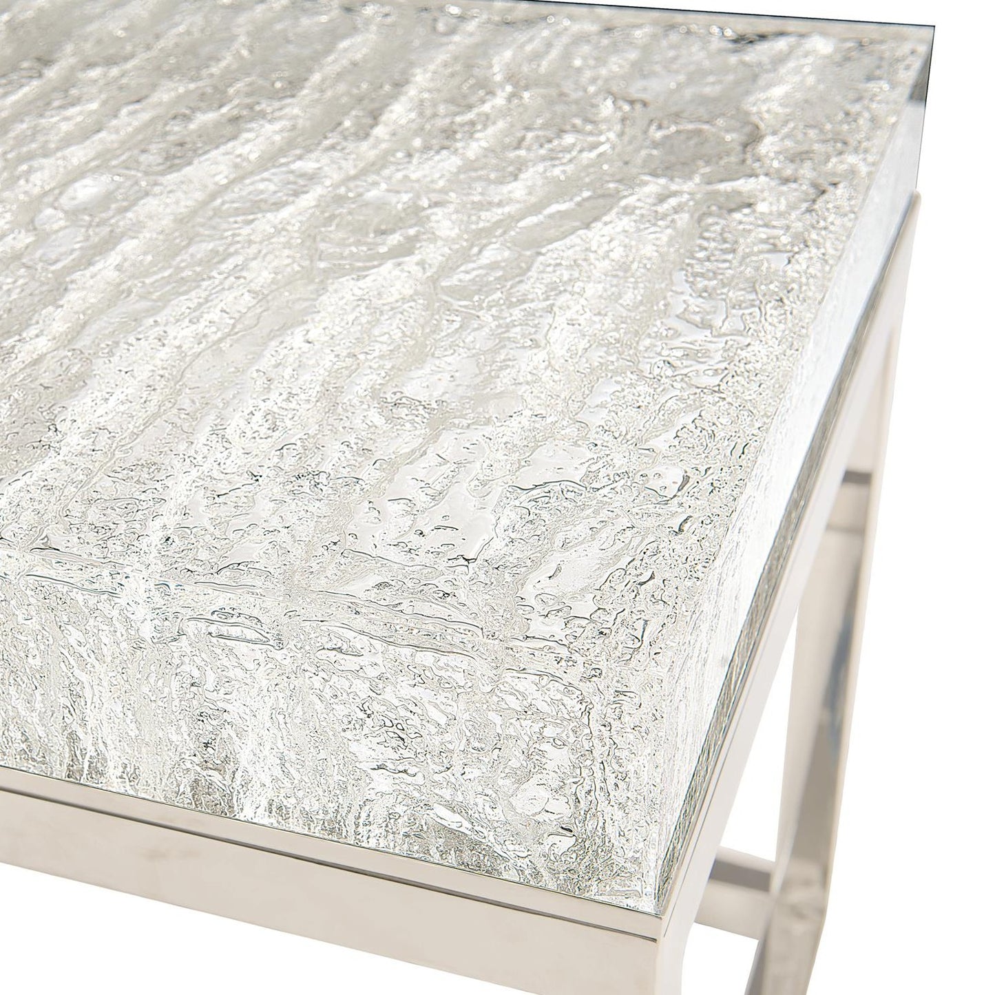 Ice-like square table