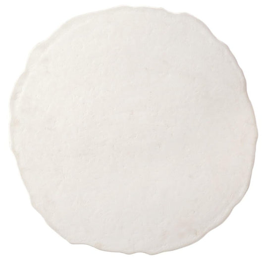 Nature in white round