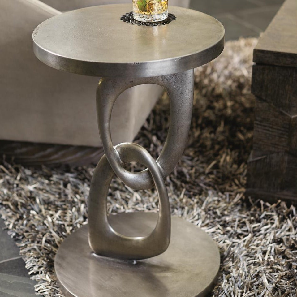 Chain sculptural round table