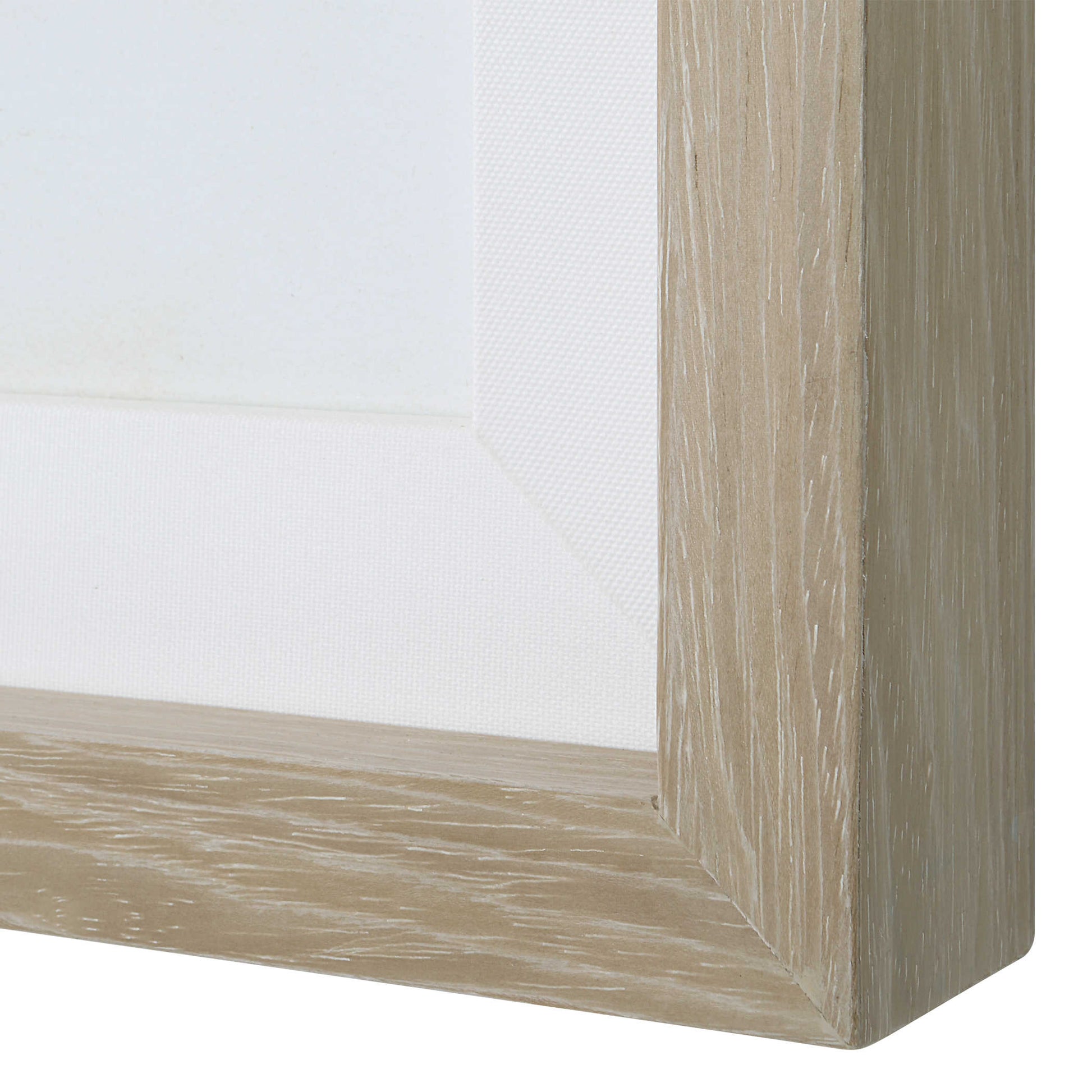 Close up shot of a pine frame.