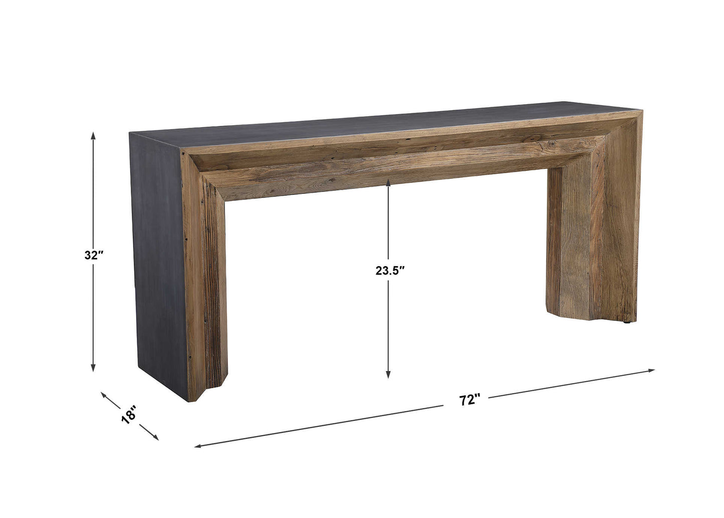 Rustic Wood Console