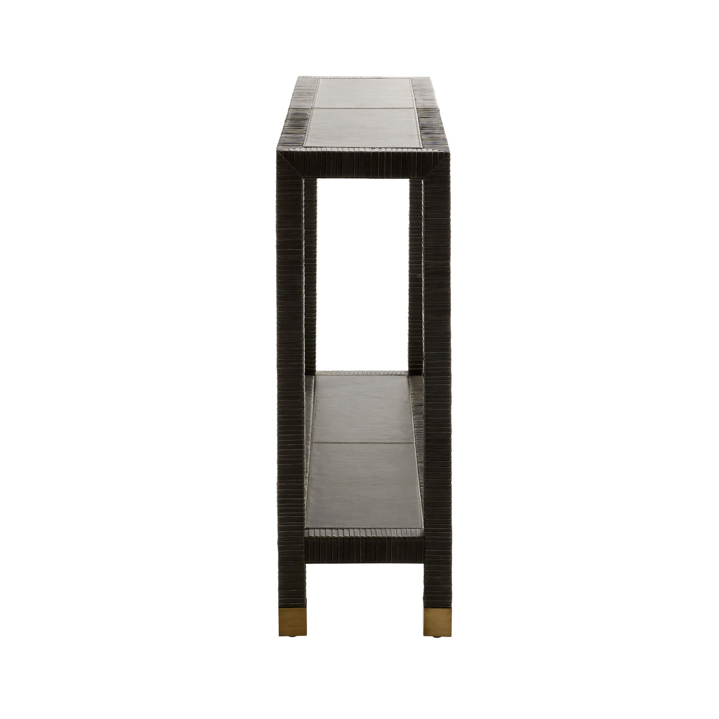 Graphite Leather, 48x13x35