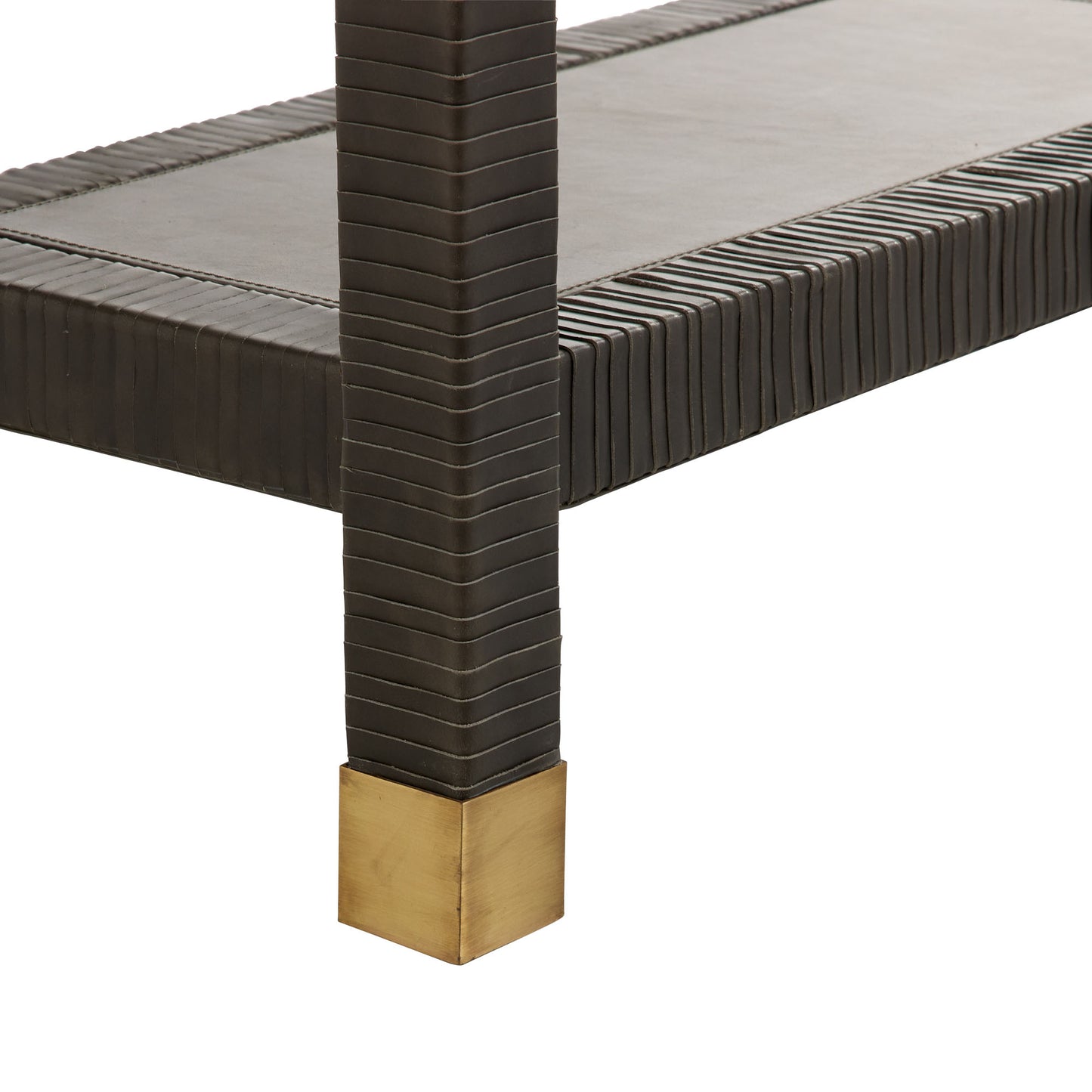 Graphite Leather, 48x13x35