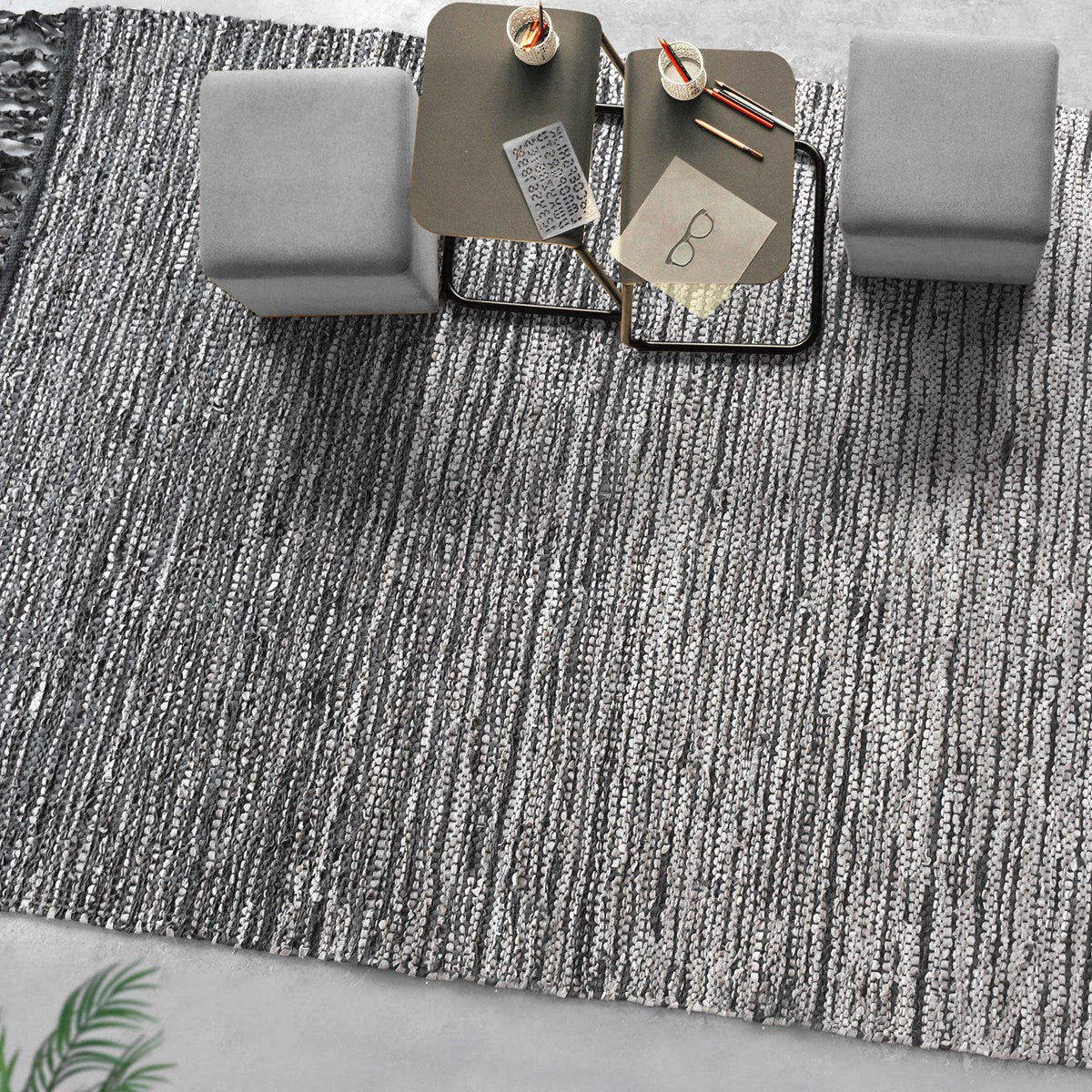 Kirlin, reclaimed leather woven