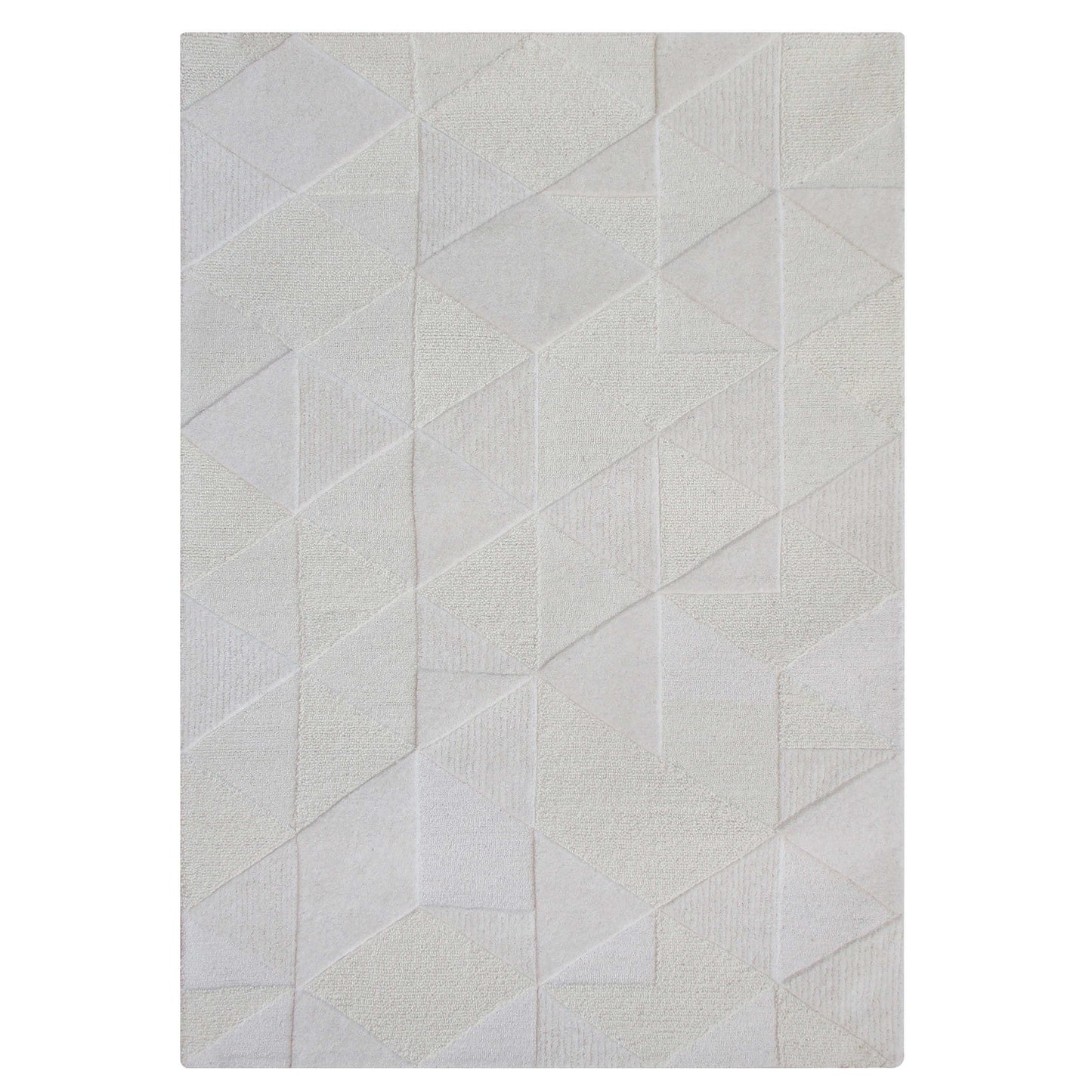 Le Veta, Geometric Hand Tufted Ivory