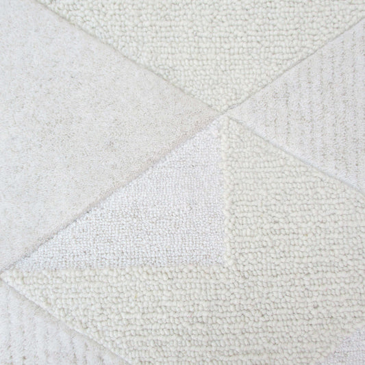 Le Veta, Geometric Hand Tufted Ivory