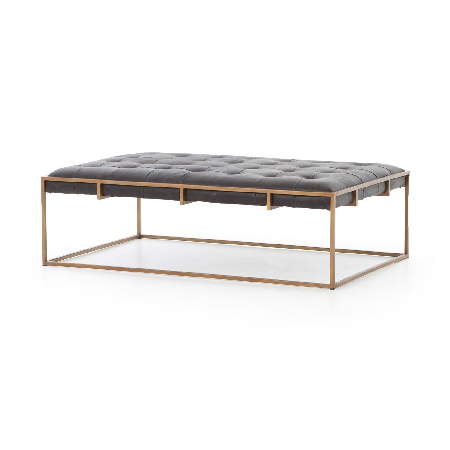 Leather tufted size options