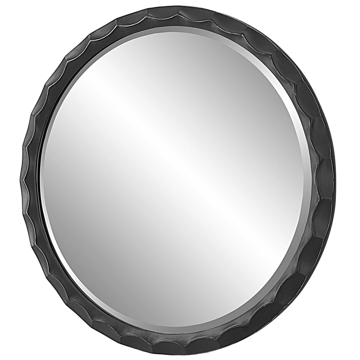 Scalloped Black MIrror.