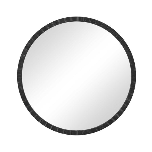 Forged black iron round