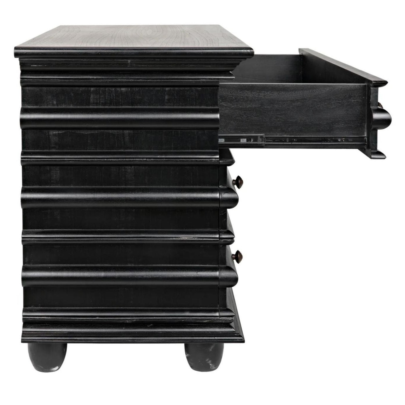 ribbed nightstand, 42x20x30H