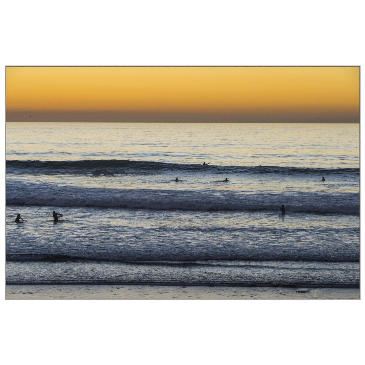 Surfer sunset