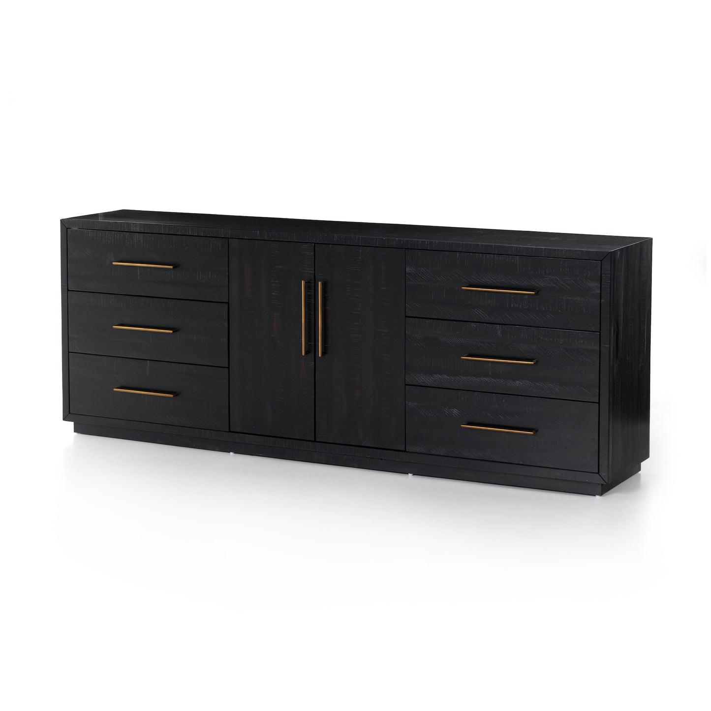 Burnished black 88x17x33h