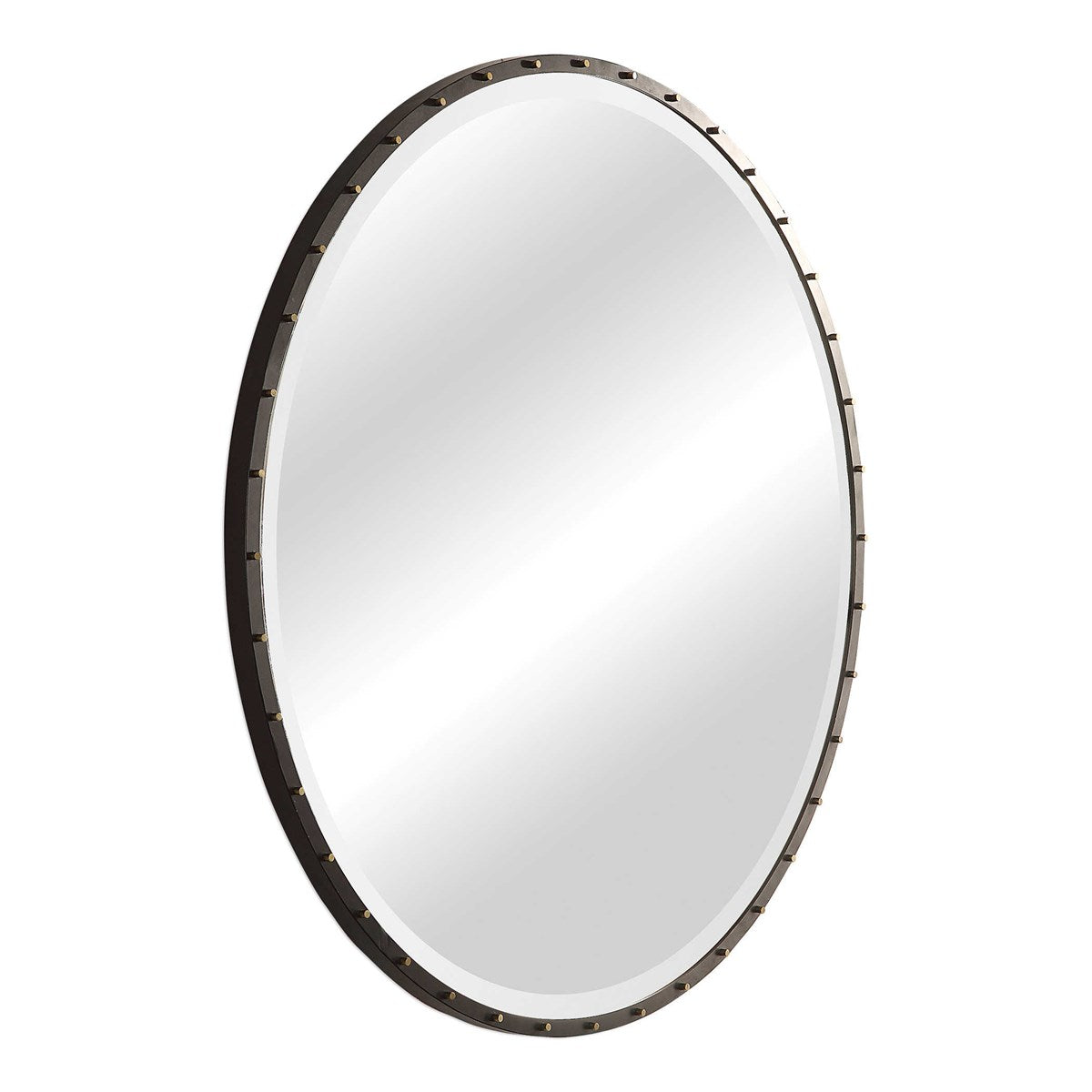 Profile of antique mirror.