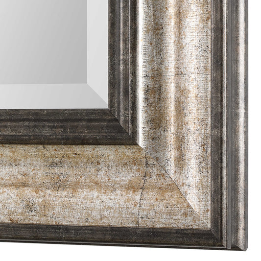 Antique Silver Mirror.
