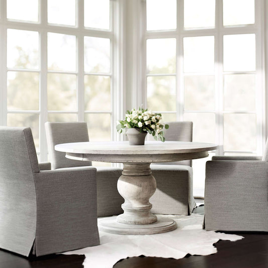 Round ext table, 60”-80”