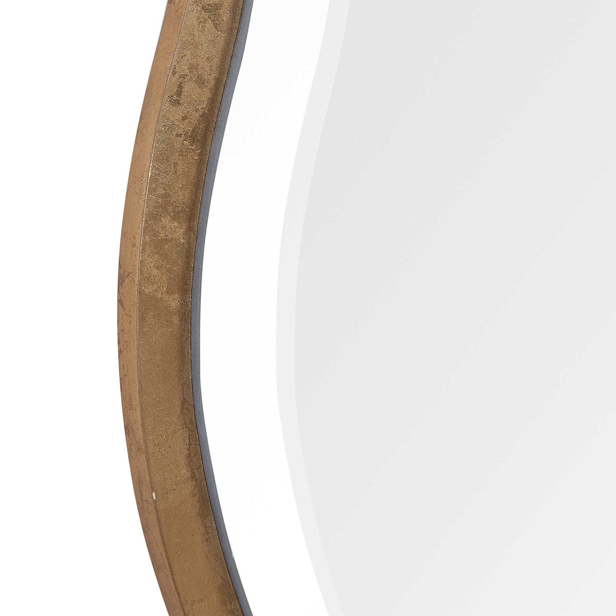 Frame of Gold Scalloped Mirror.