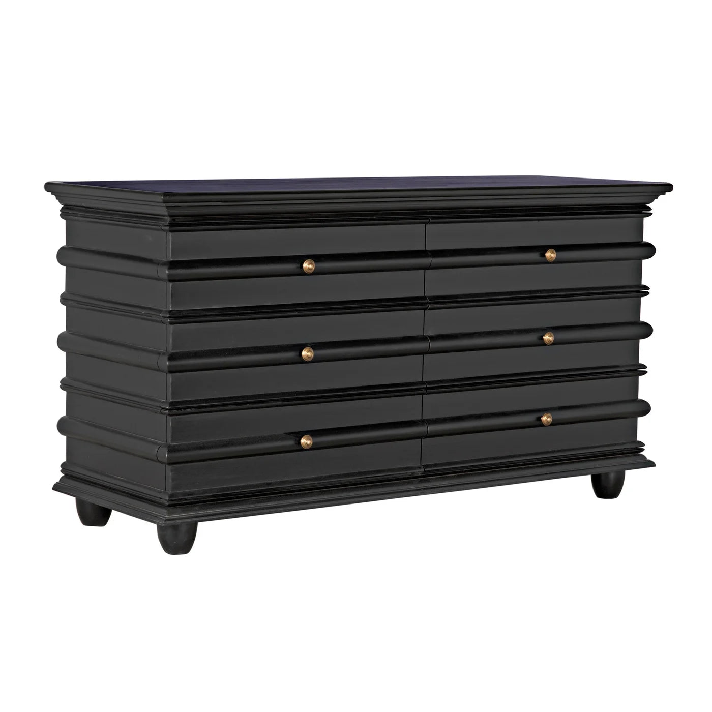 6 dwr rib dresser 61x22x33h