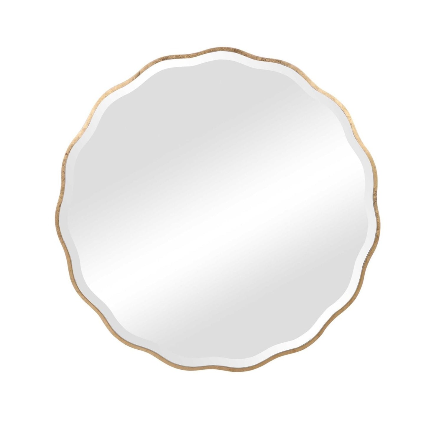 Gold Mirror Scalloped.