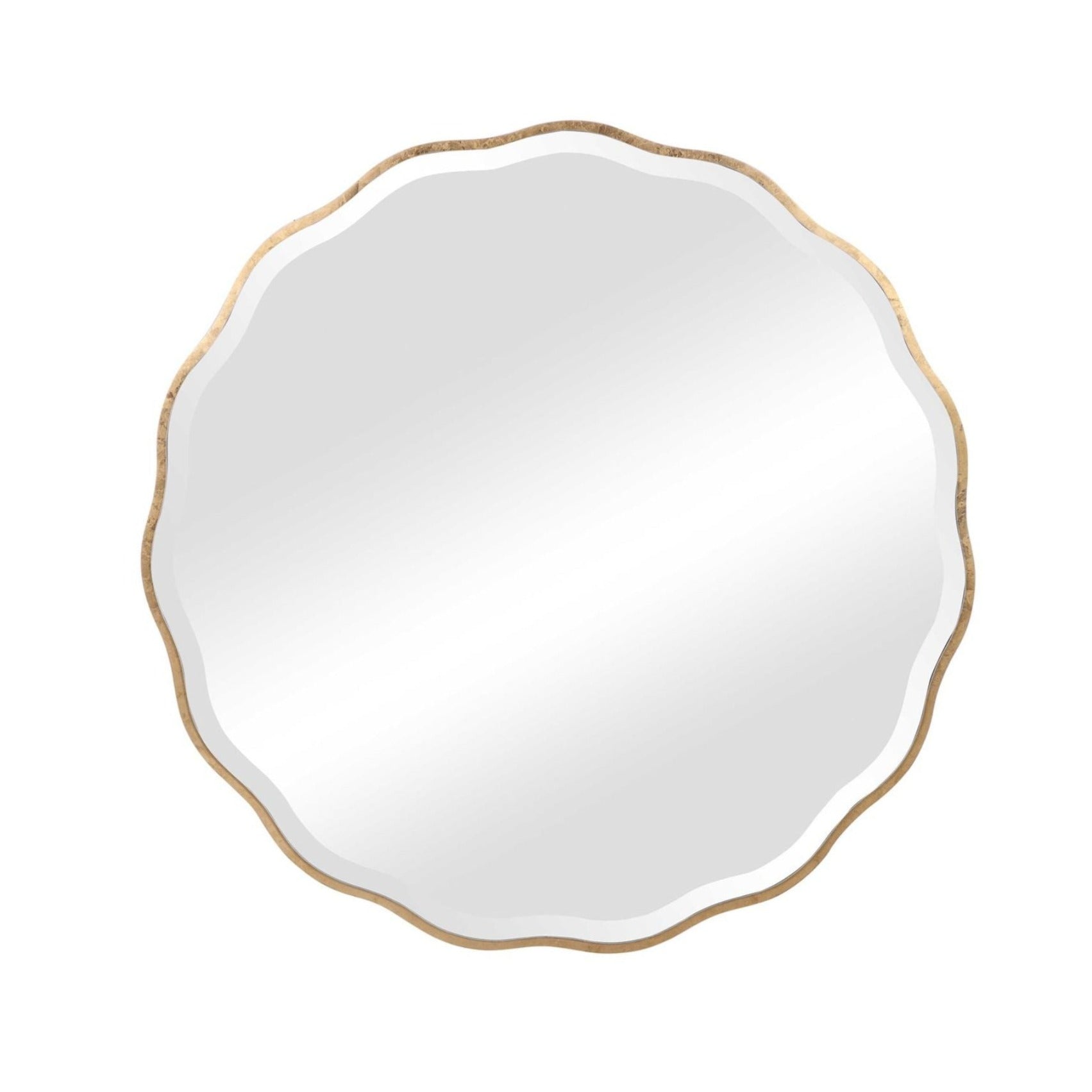 Gold Mirror Scalloped.