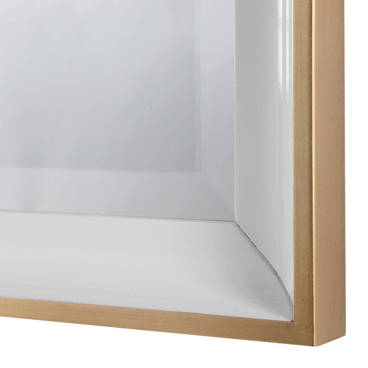 Gold Rectangular Mirror Frame.