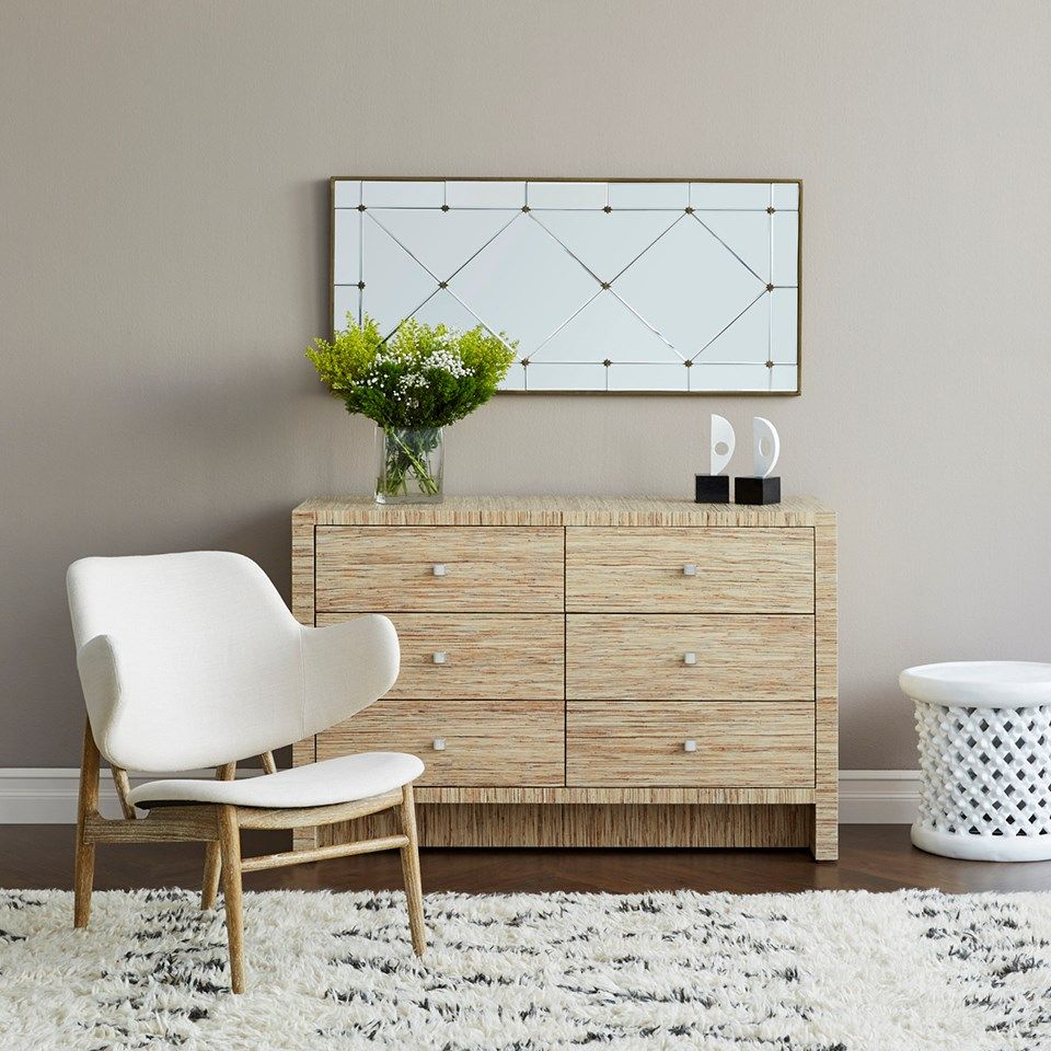 Lacquered 6 dr 52x20x34h