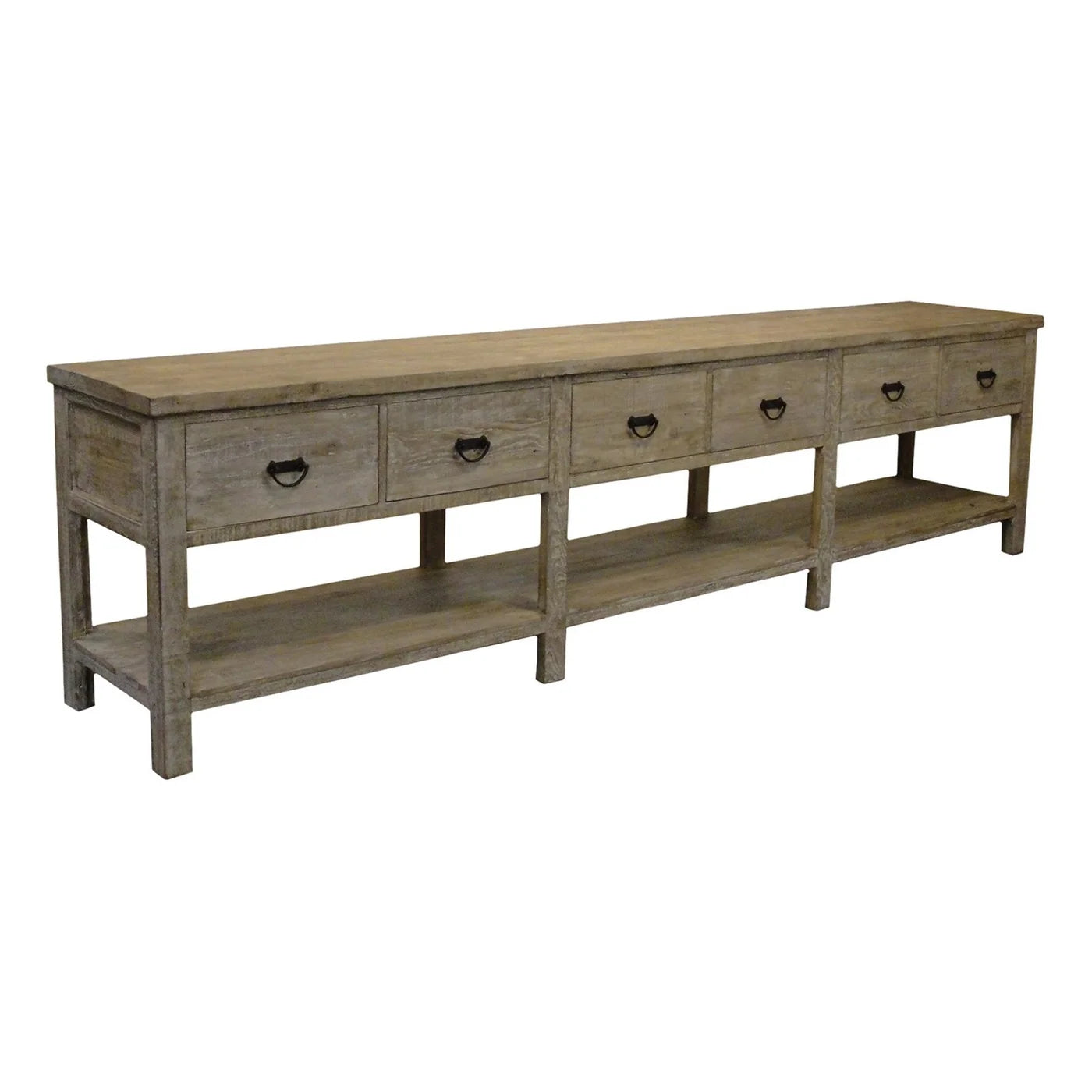 Long 6 drawer 142x24.5x36h