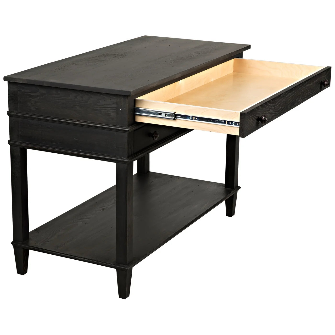 2 drawer, shelf, 42x20x30h