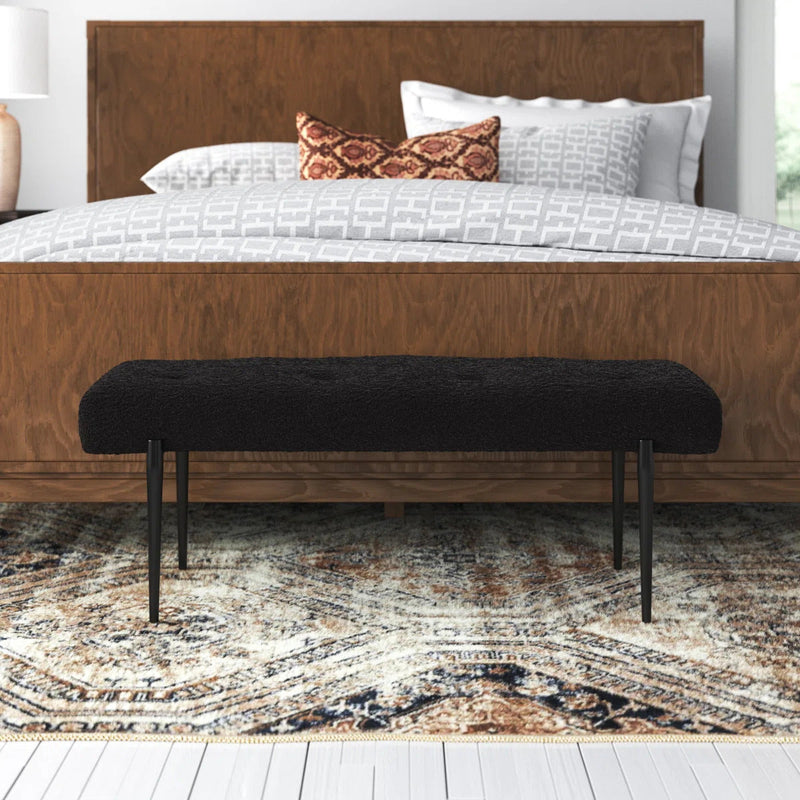 Black bedroom Bench