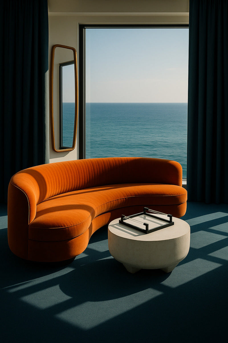 Coastal Modern Condo with Ocean View and Sofa
