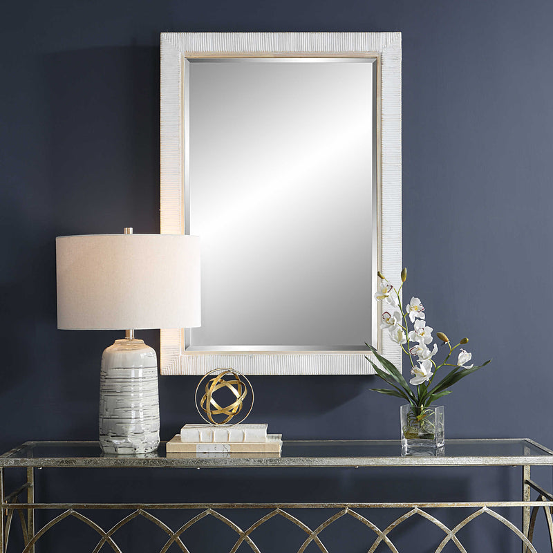 Coastal Mirror in Beach Home.
