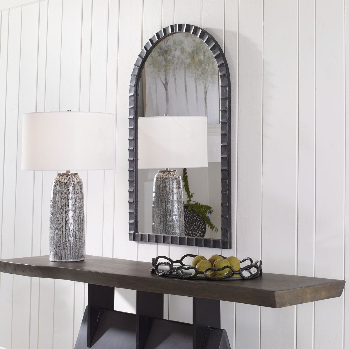 Black Arch Mirrors