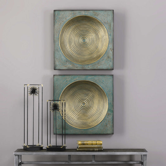 Cybil Metal Wall Decor, S/2