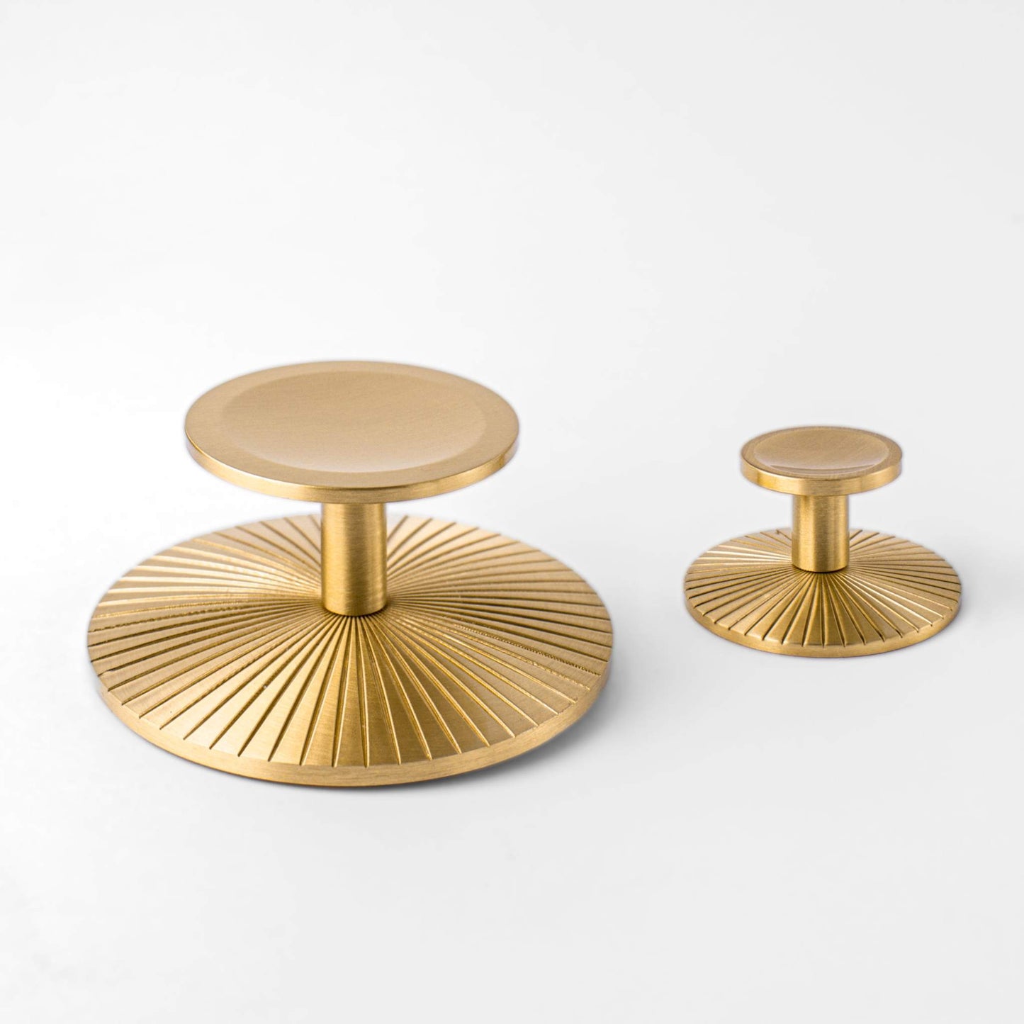 Sunburst, Solid Brass Cabinet Knobs