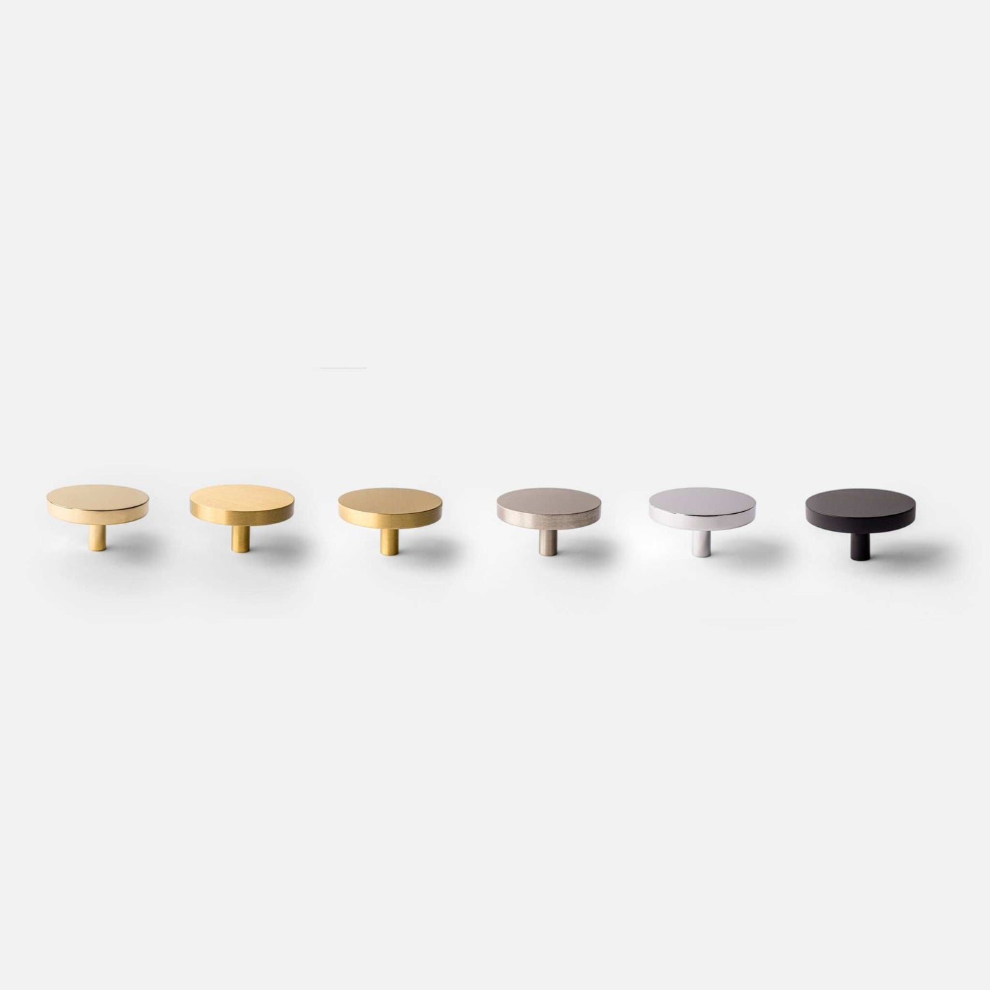 Rondelle, Solid Brass Cabinet Knobs