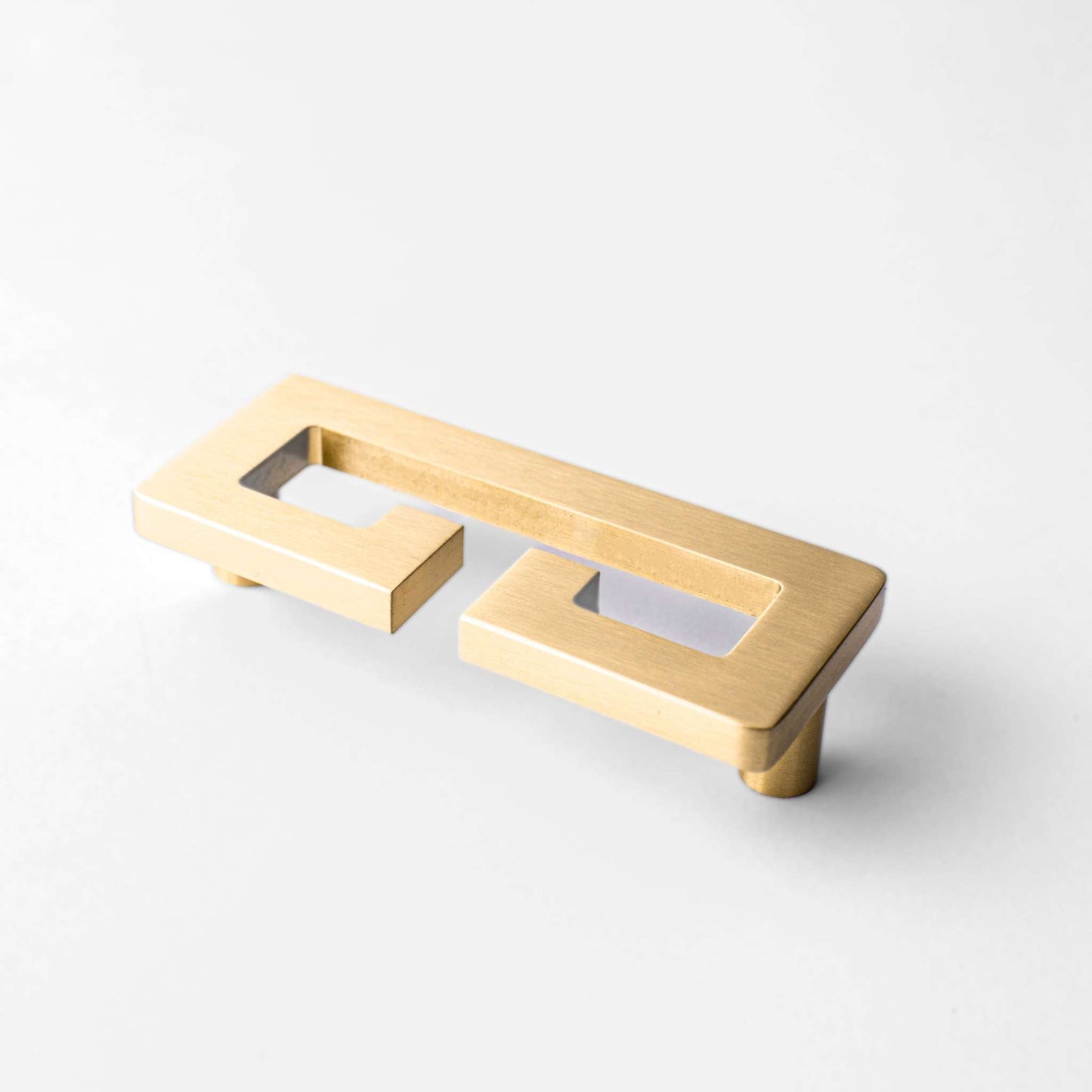 Chloe, Solid Brass Greek Key Pull