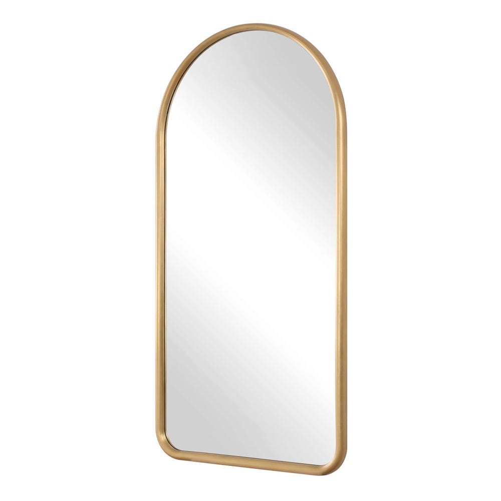 Full Length Arch Mirror, Antique Gold
