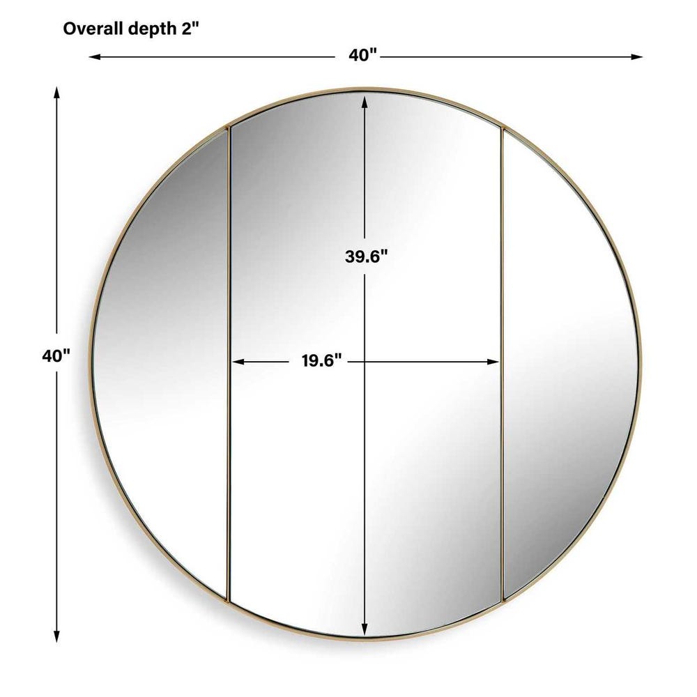 Armam 40" Round Mirror