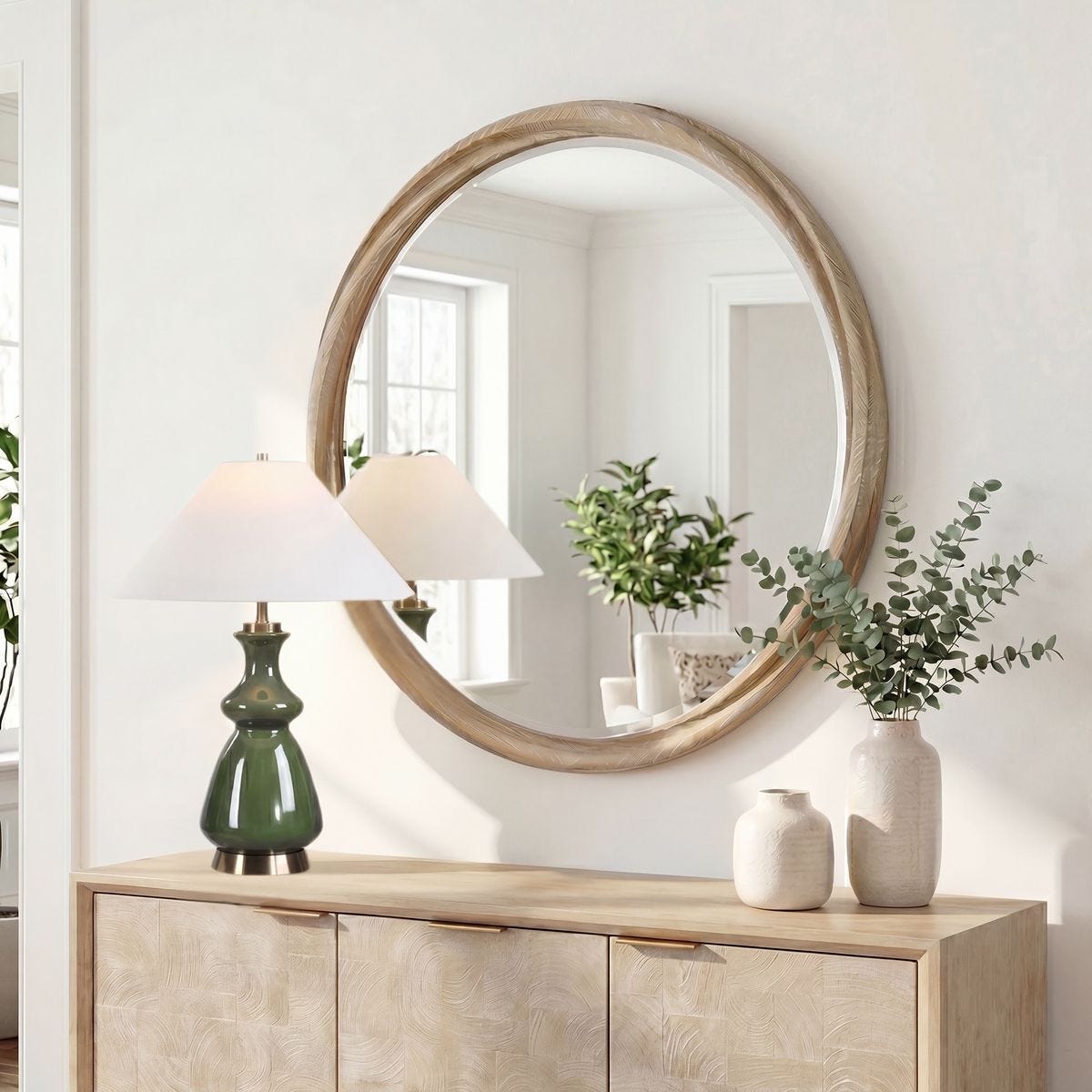 Landry Round Mirror