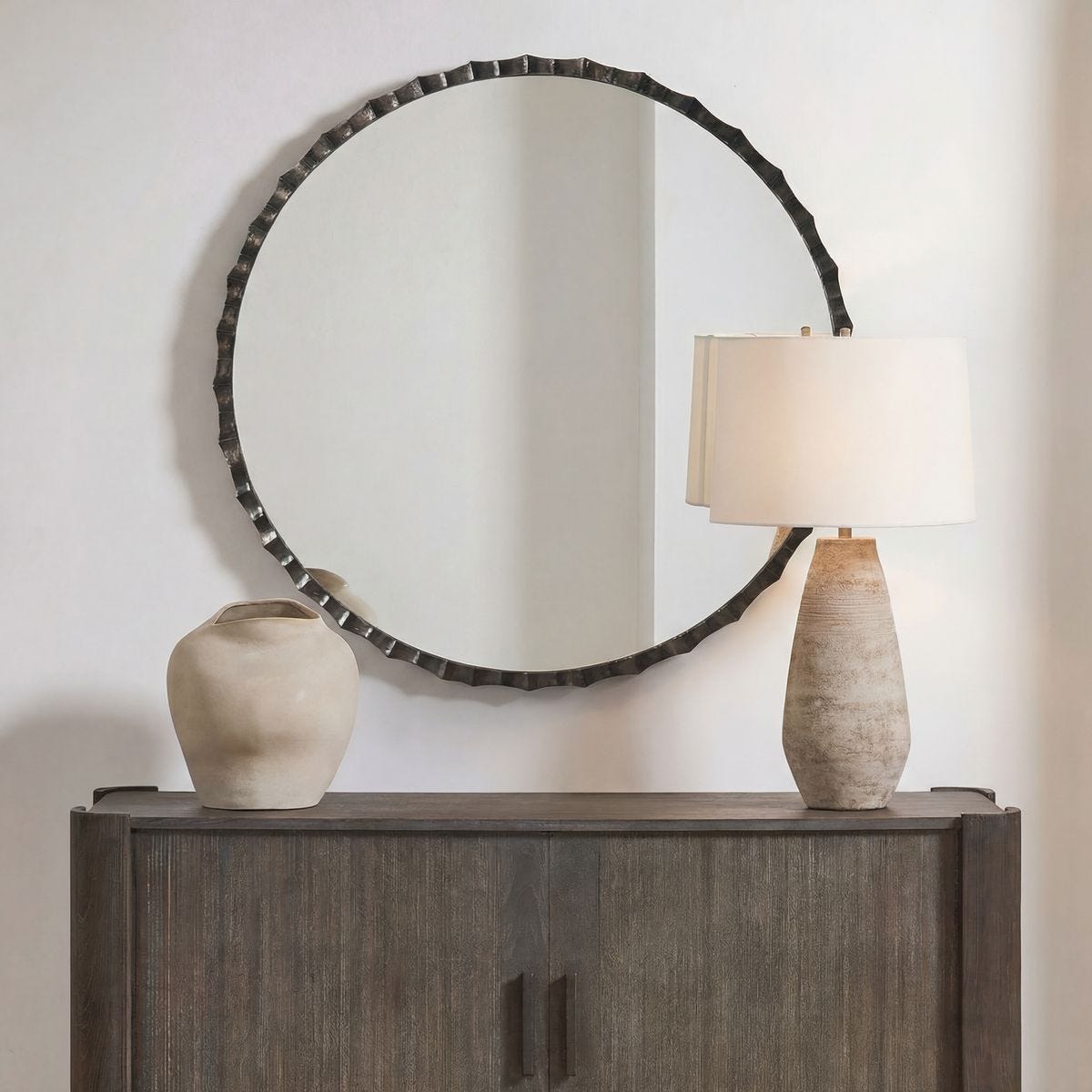 Grander Round Mirror
