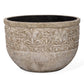 Indoor outdoor planter, side view