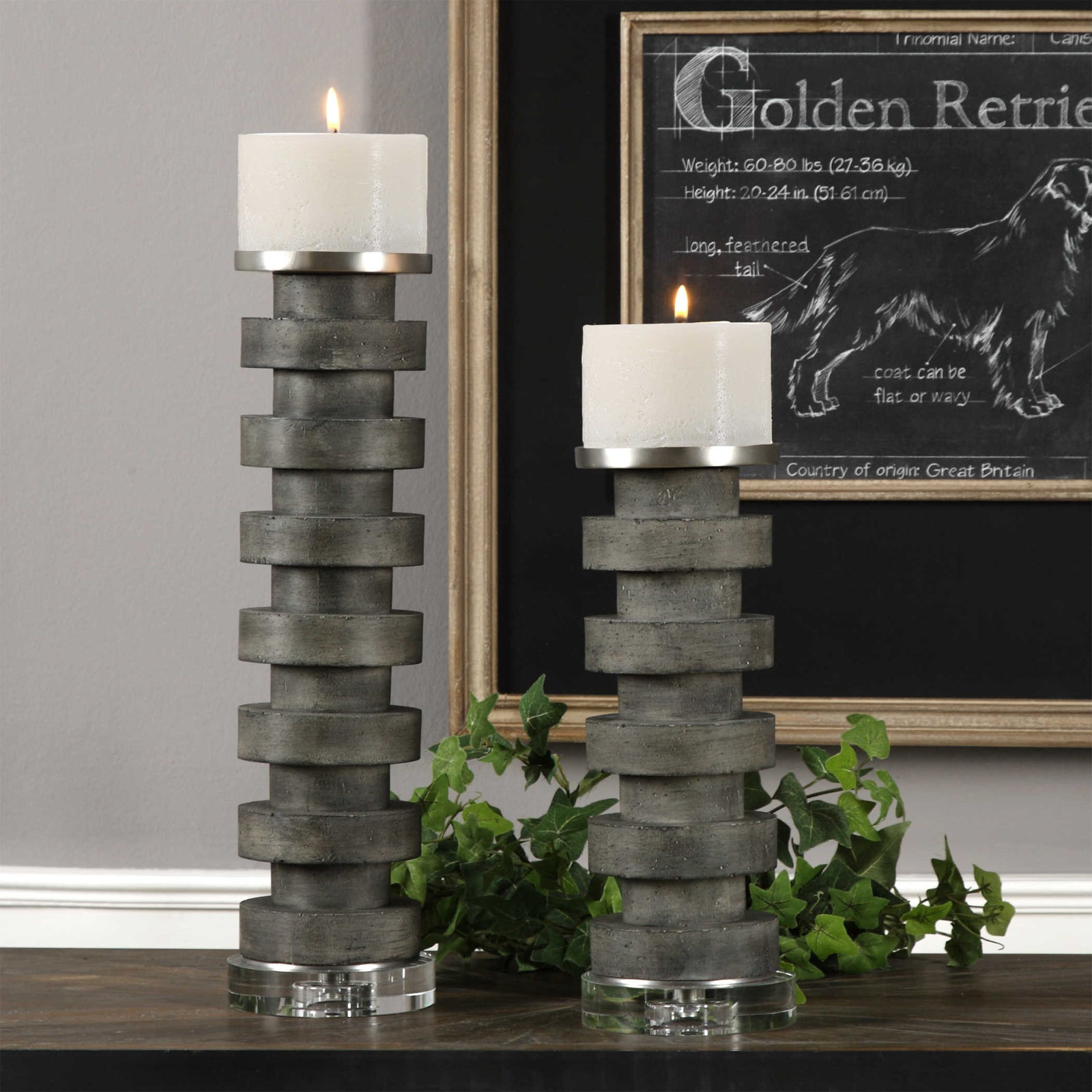 Karrun Candleholders, S/2