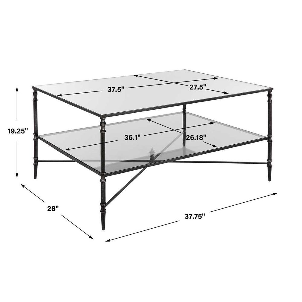 Hanzler Coffee Table, Steel