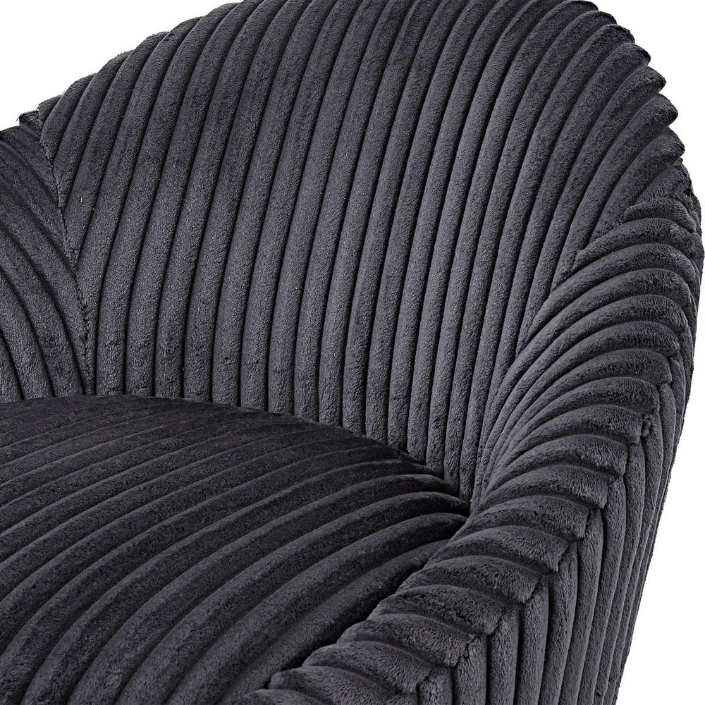 Crue Swivel Chair — Gunmetal