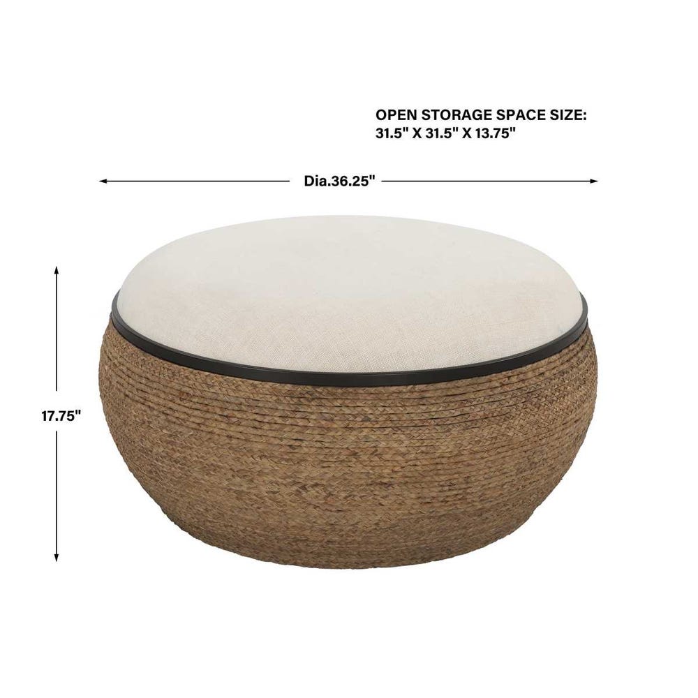 Coastal Ottoman Coffee Table