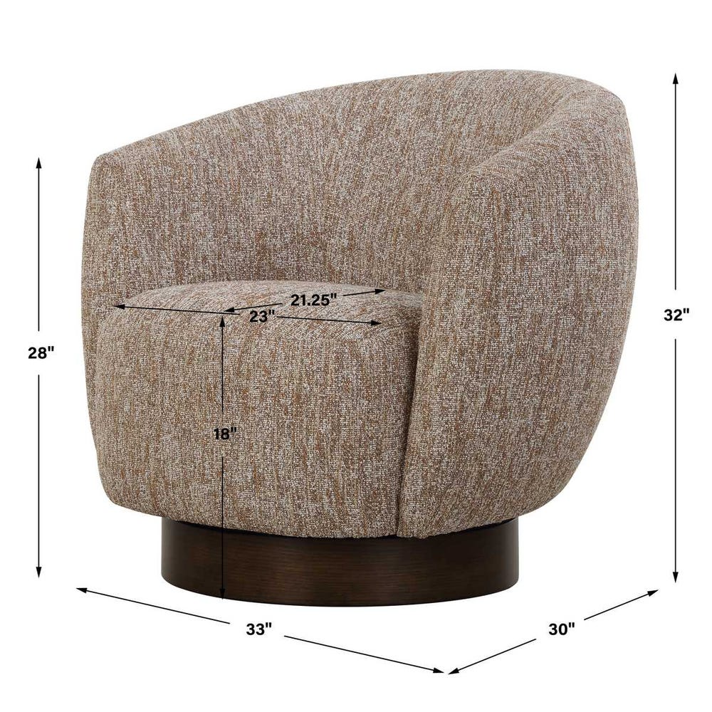 Dunes Barrel Back Swivel Chair