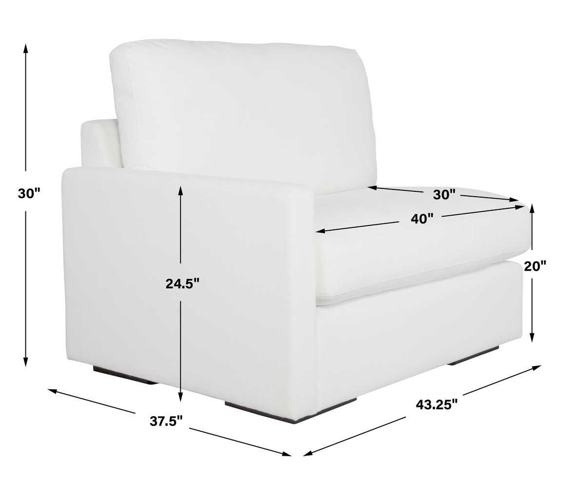 Refuel Sofa - Plush White 120" X120"
