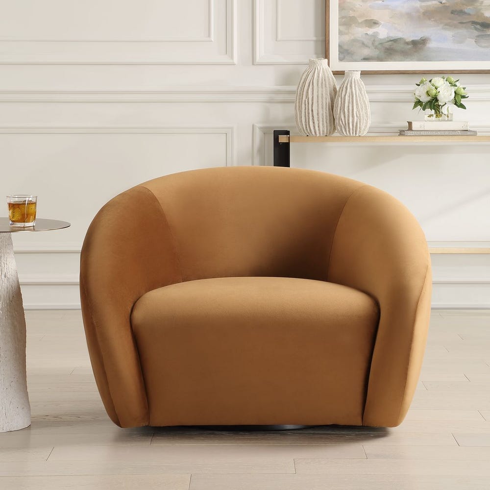 DeSoto Swivel Chair — Hazelnut