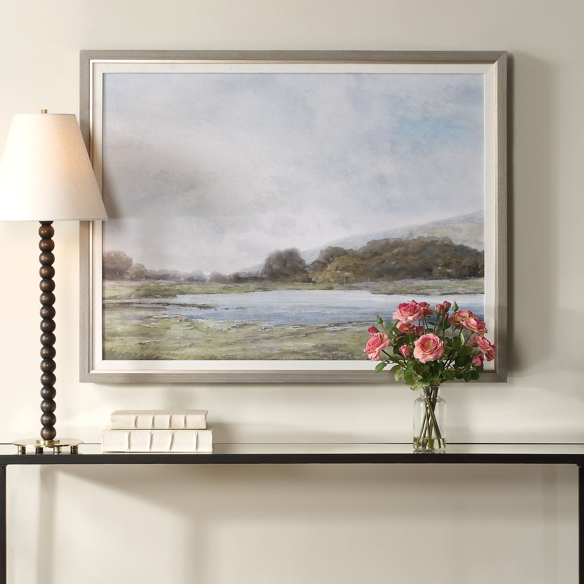 Coastal Waterscape Wall Art, Framed