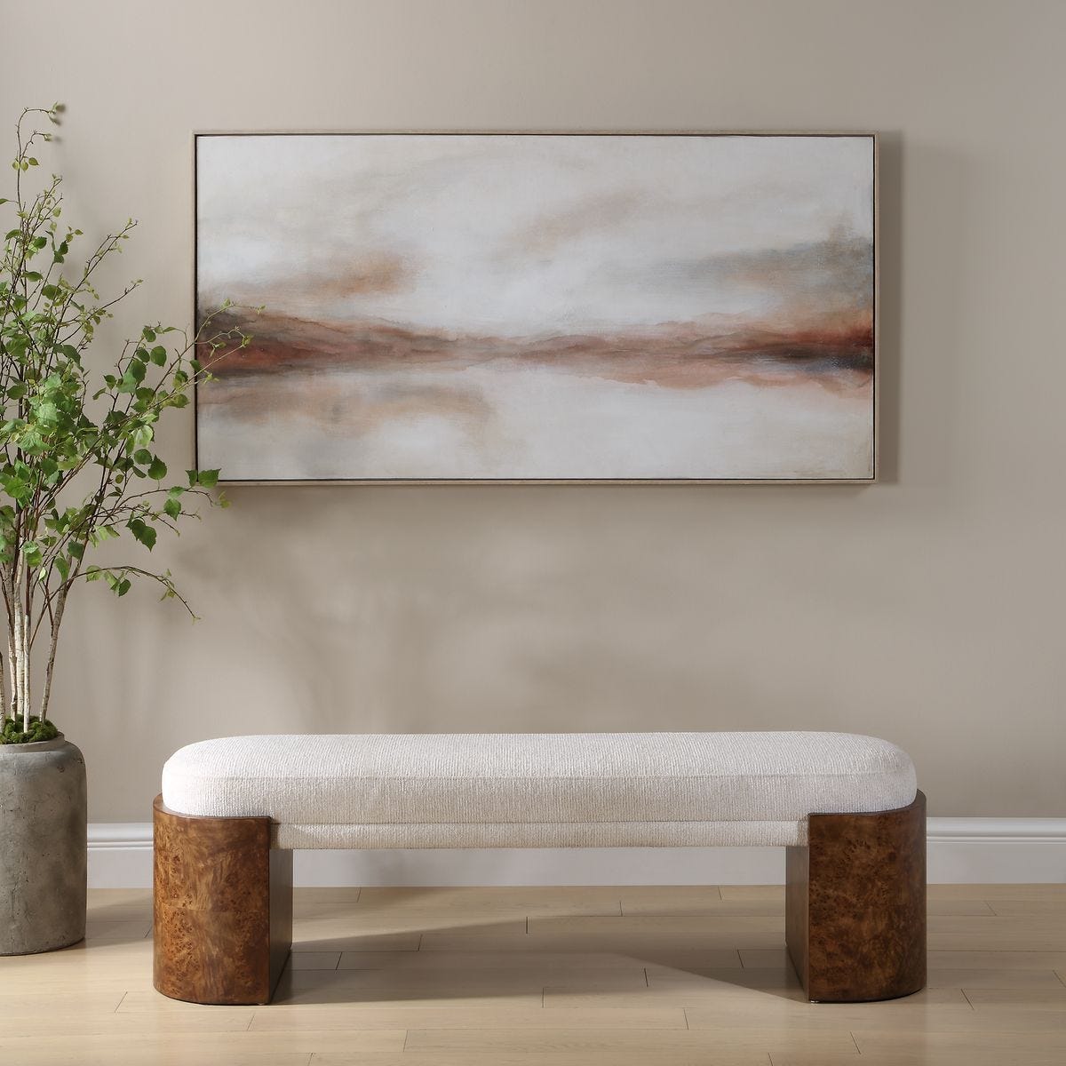 Haze in the Horizon Hand Painted Canvas
